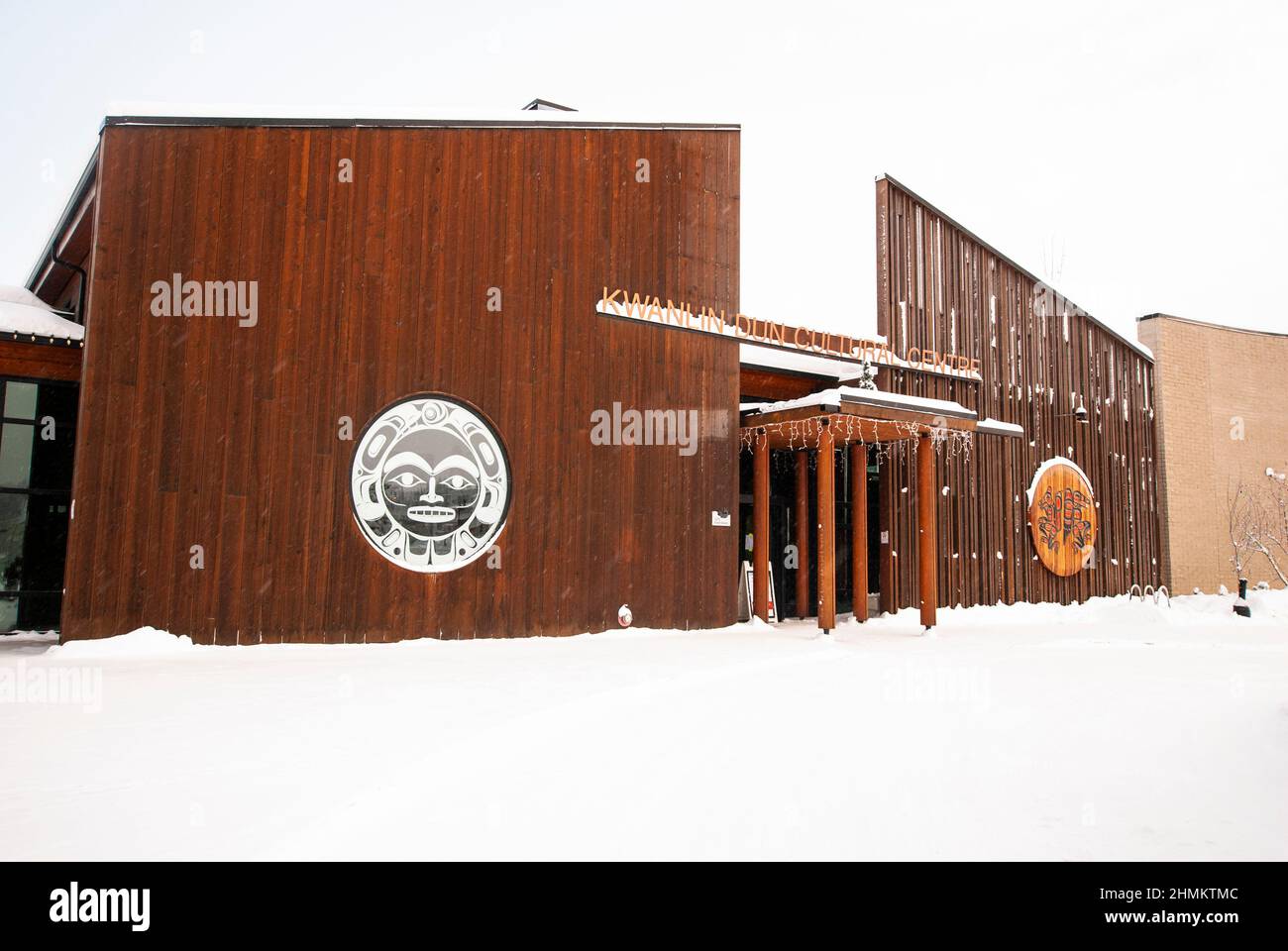 Kwanlin Dun, Whitehorse, Yukon, Canada Foto Stock