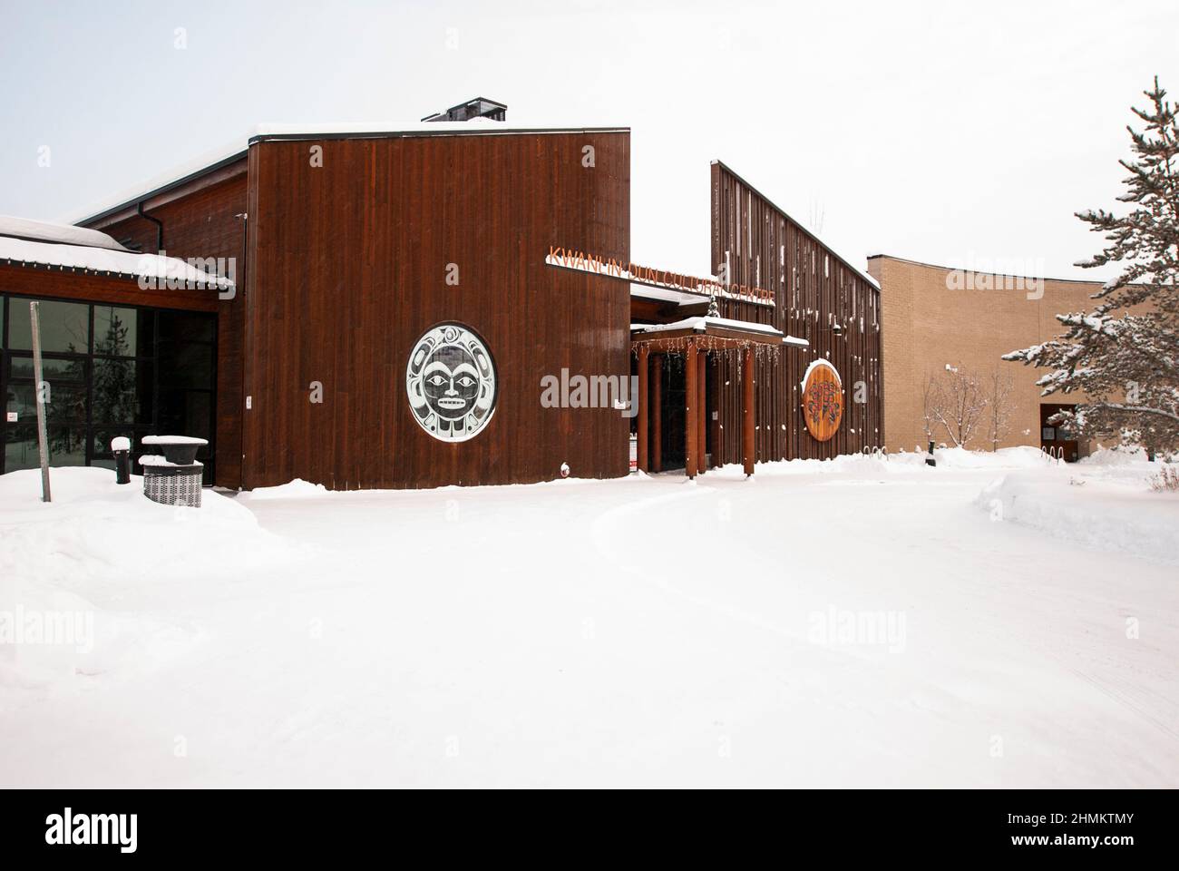 Kwanlin Dun, Whitehorse, Yukon, Canada Foto Stock