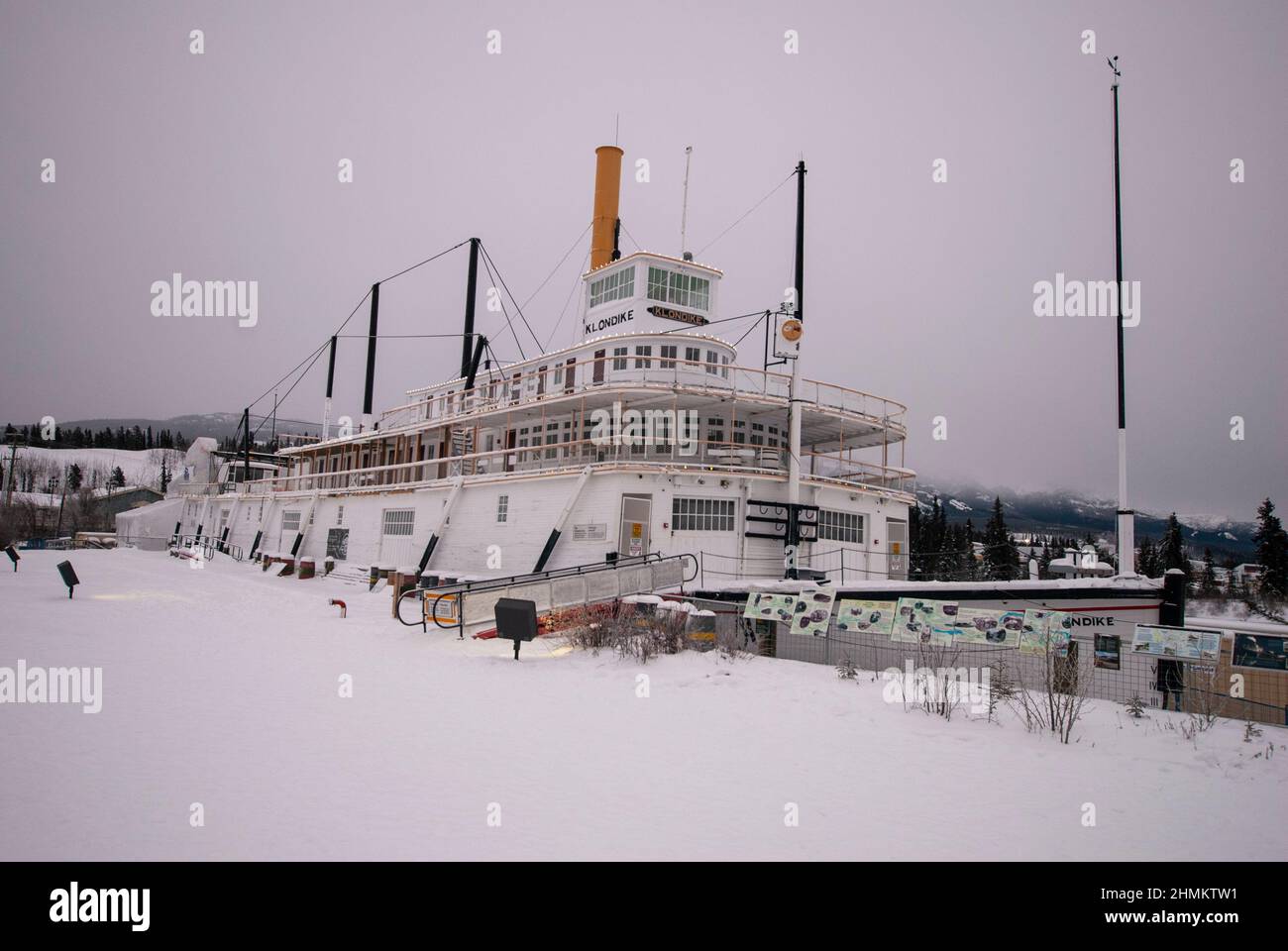 S.S. Klondike, Whitehorse, Yukon, Canada Foto Stock