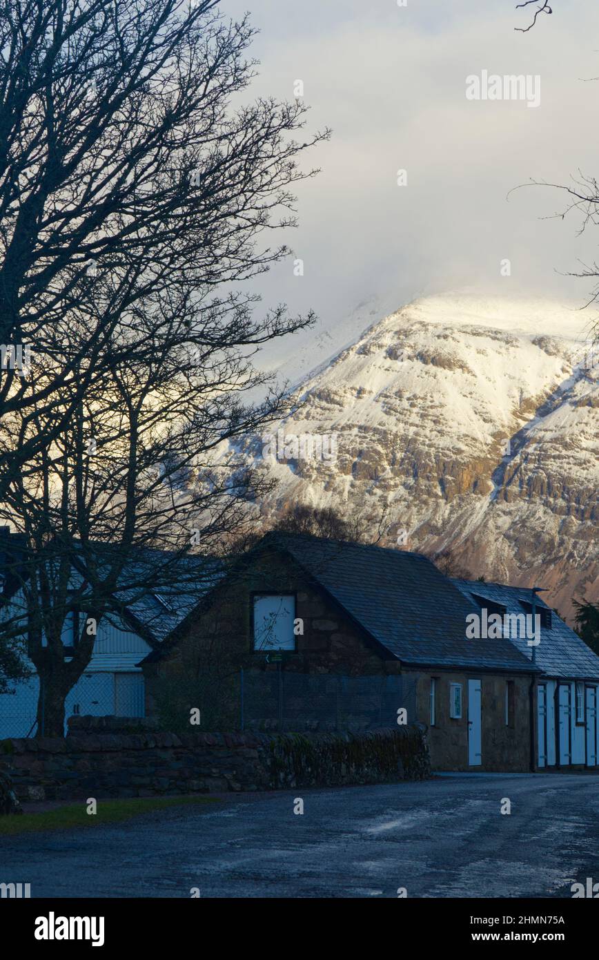Achfary villaggio, Sutherland, Highland Scozia Foto Stock
