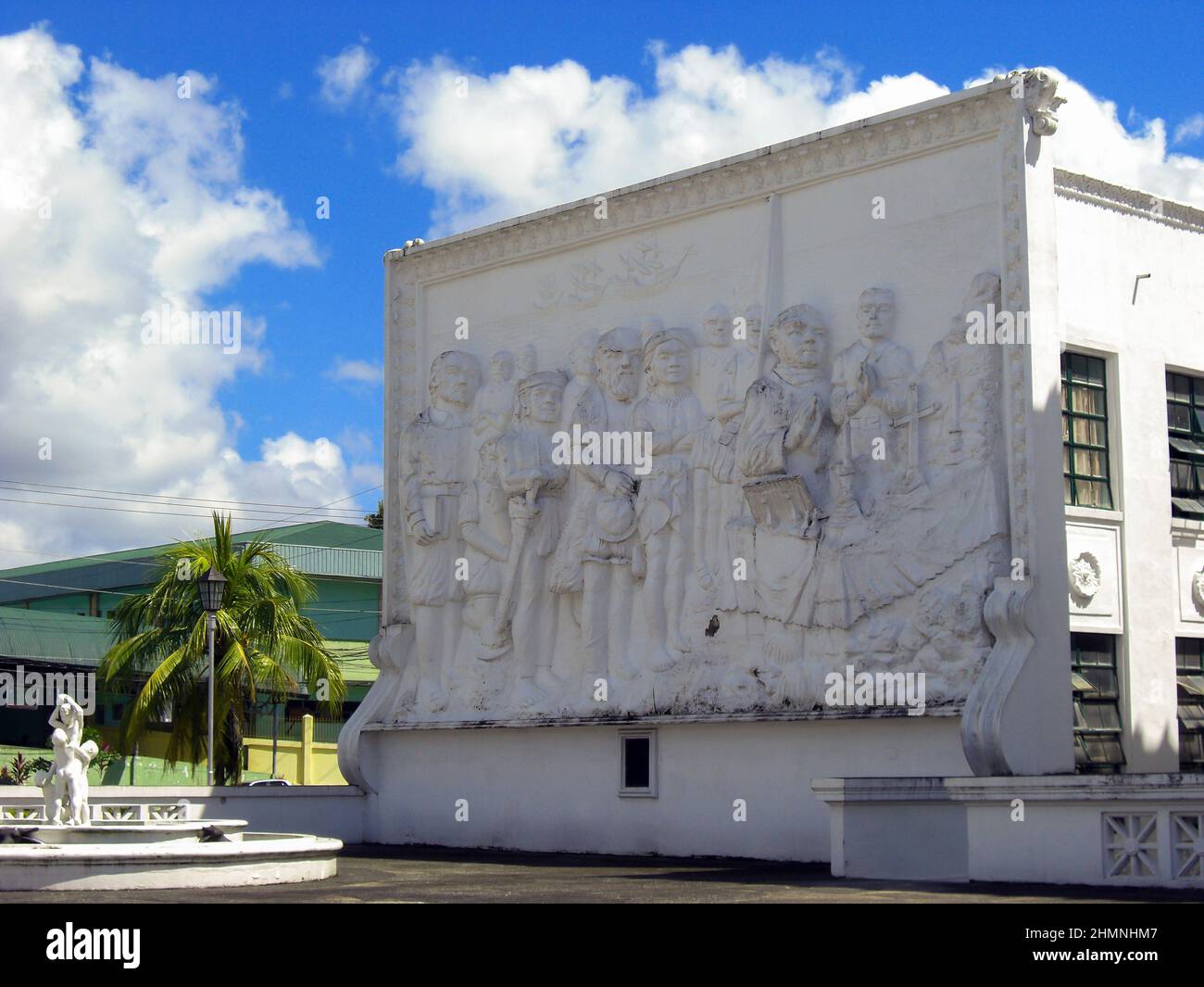 Edificio storico a Leyte sulle Filippine 21 gennaio 2012 Foto Stock