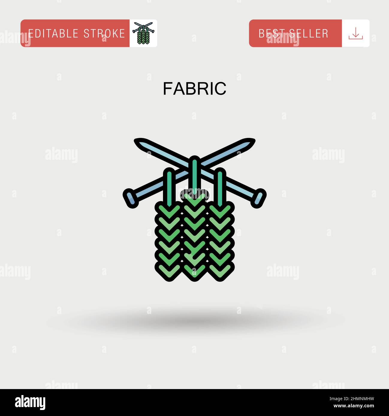 Icona vettore tessuto semplice. Illustrazione Vettoriale