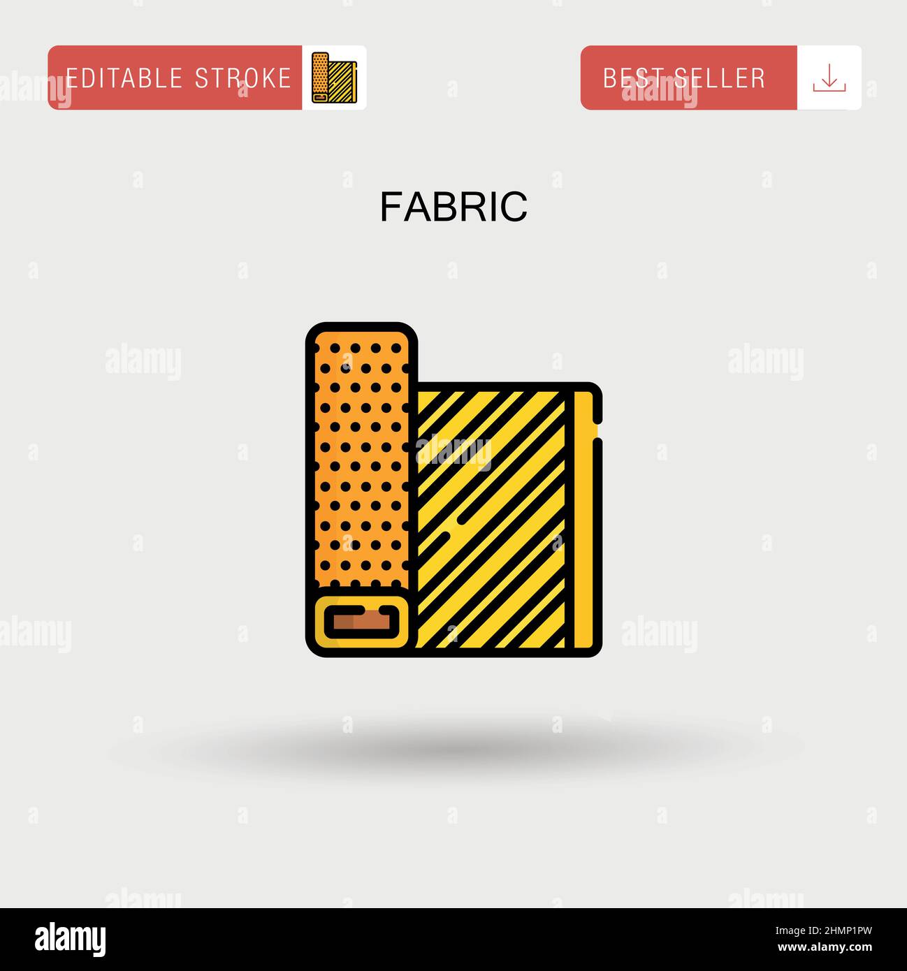 Icona vettore tessuto semplice. Illustrazione Vettoriale