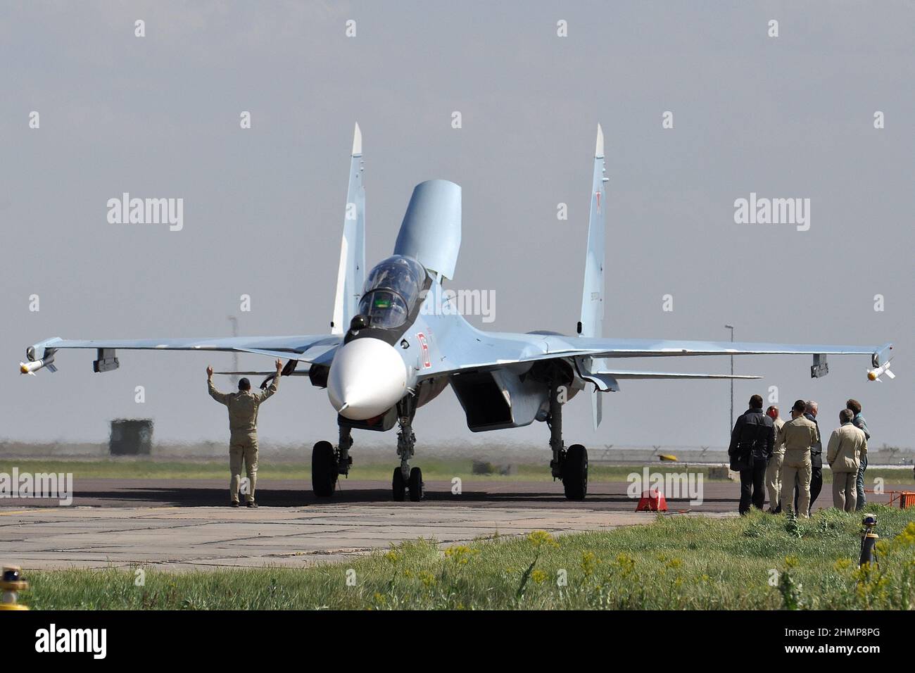 FORZA AEREA RUSSA SUKHOI SU-30SM WARPLANE. Foto Stock