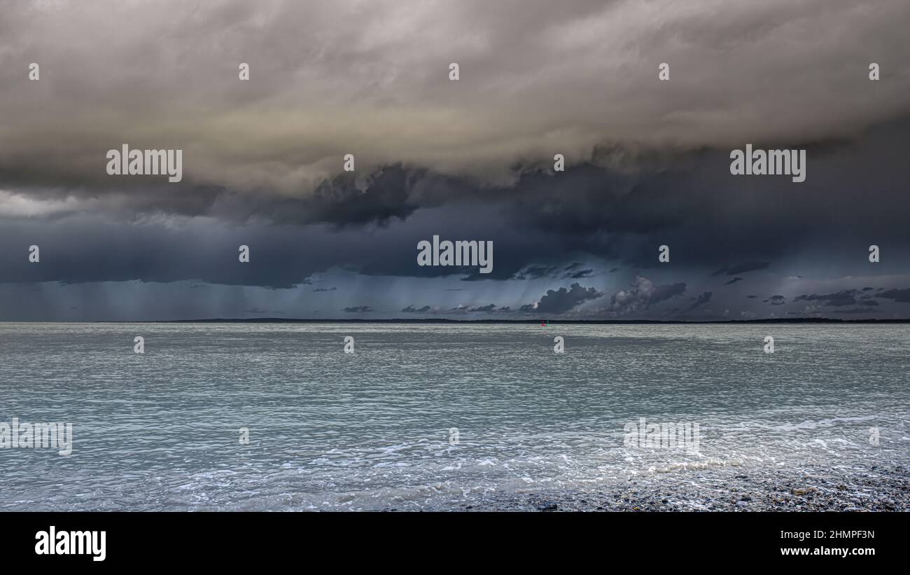 Orage et nuages de la Réunion et de la Réunion de la Réunion et de la Réunion de la Réunion et de la Réunion, Foto Stock