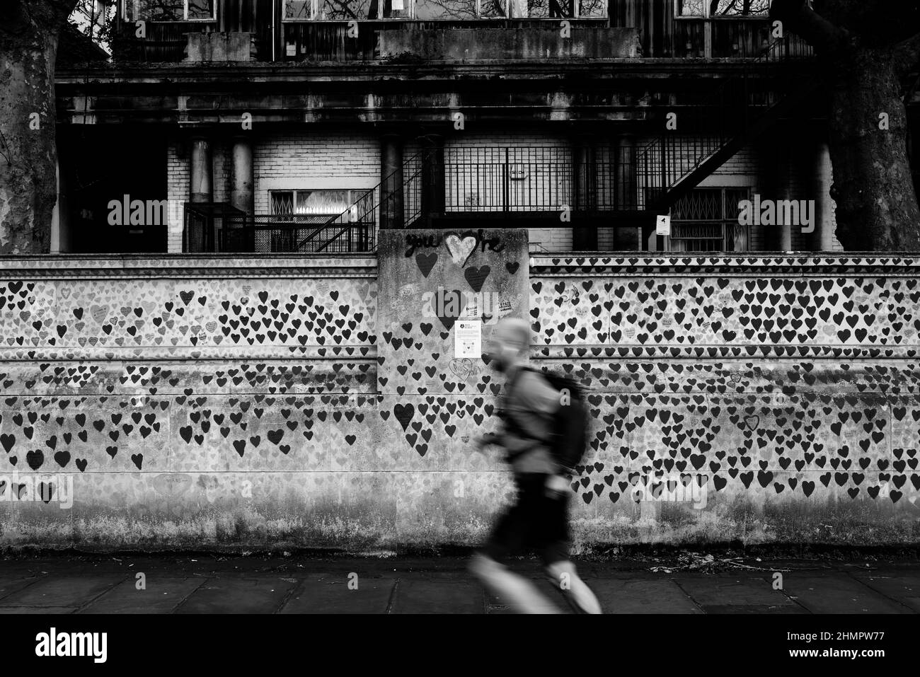 Muro nazionale del Covid Foto Stock