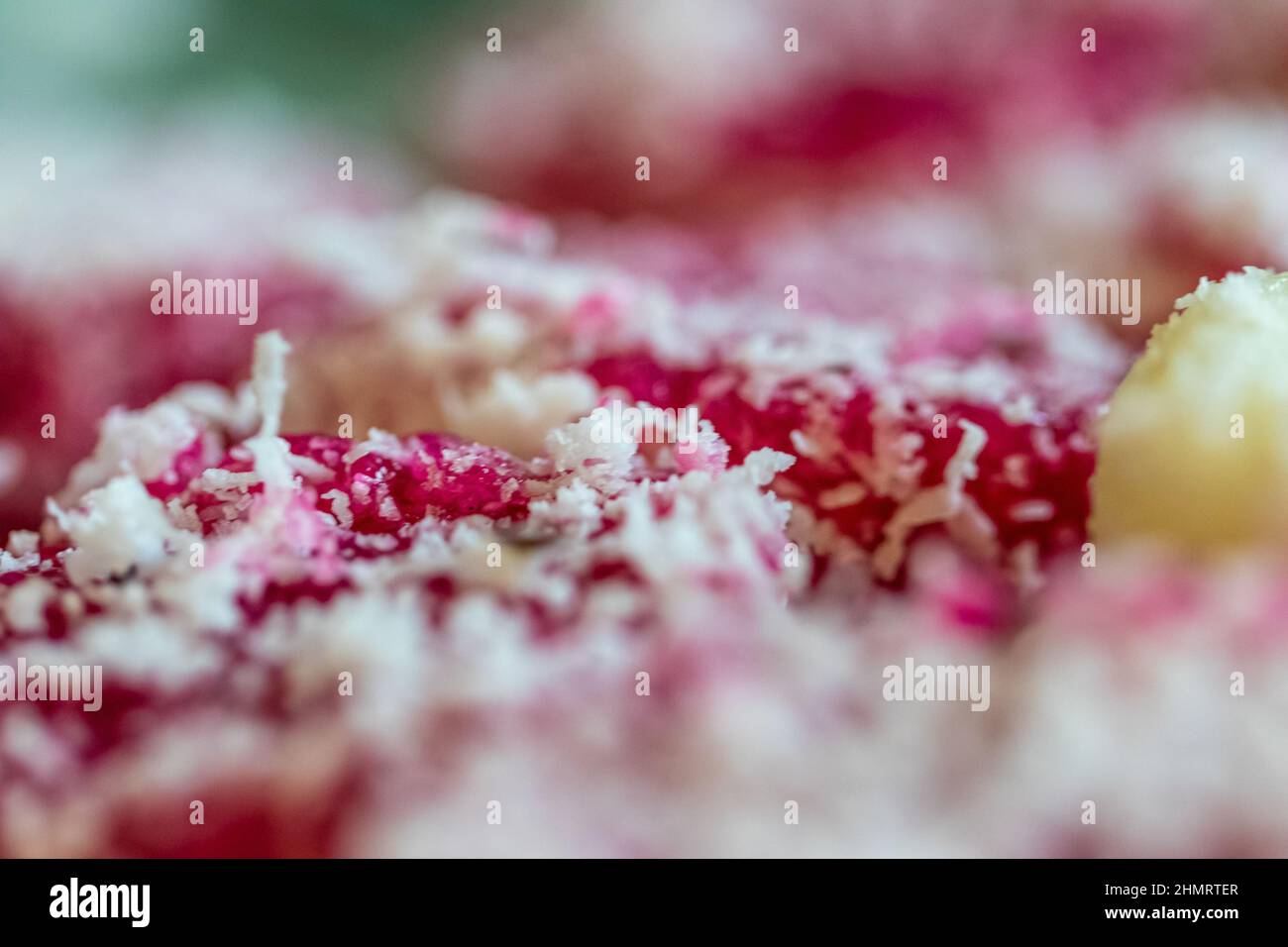 Vista ravvicinata delle prelibatezze malesi preferite per la colazione Foto Stock