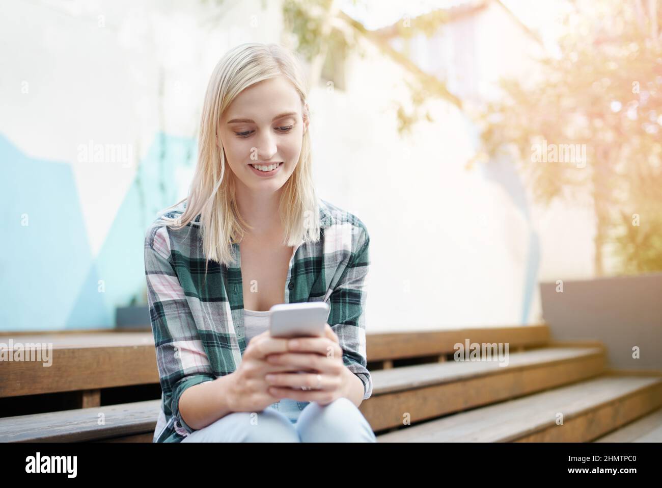 E ora per un aggiornamento dello stato Foto Stock