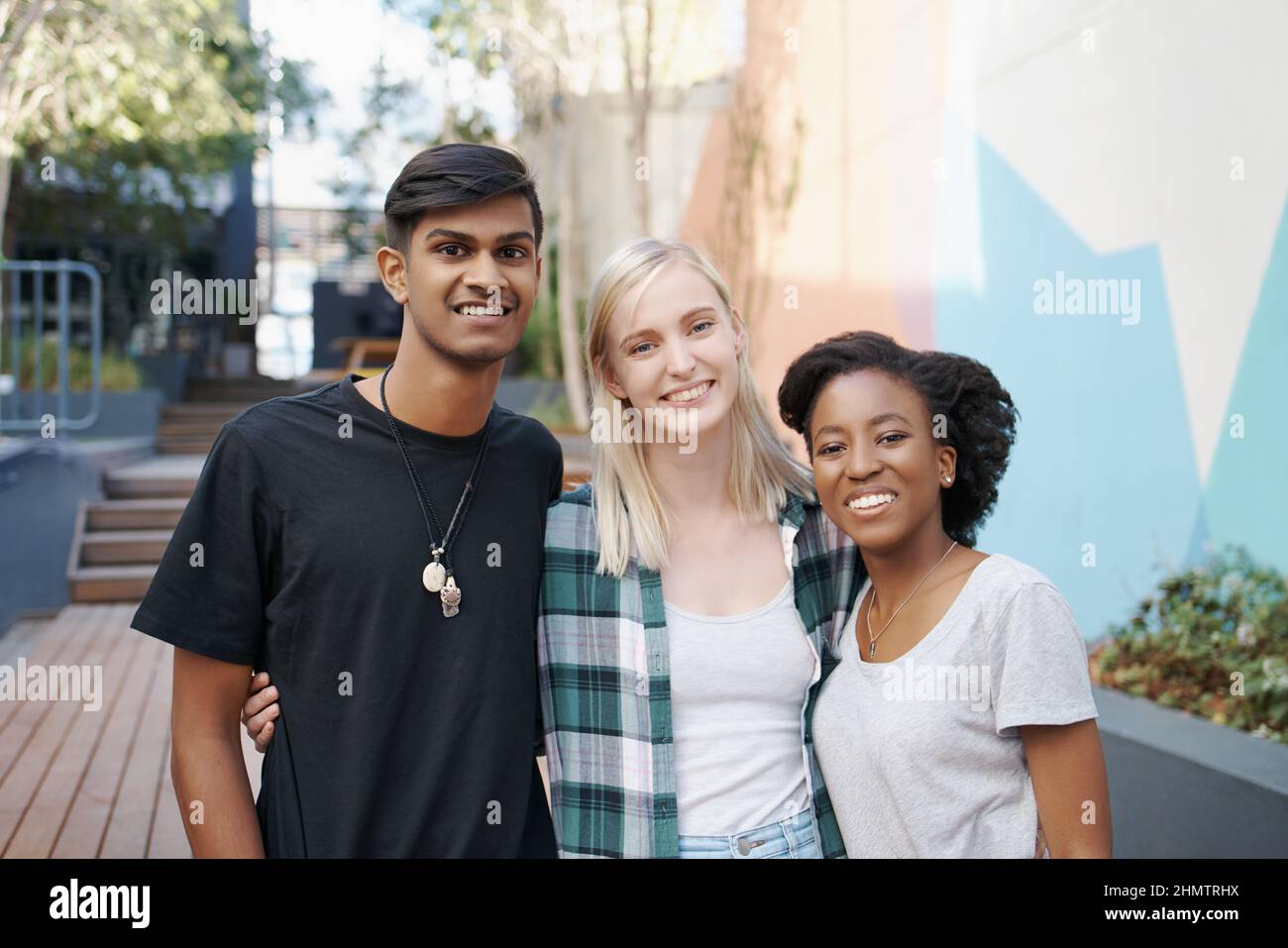 L'amicizia è tutto Foto Stock