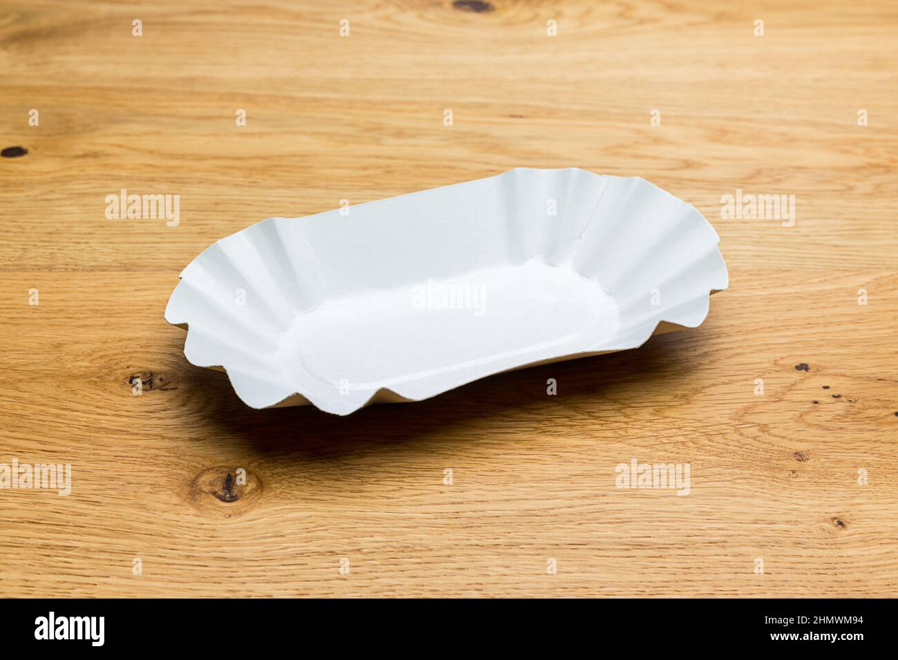 Materiale di confezionamento della tazza per patatine fritte Foto Stock