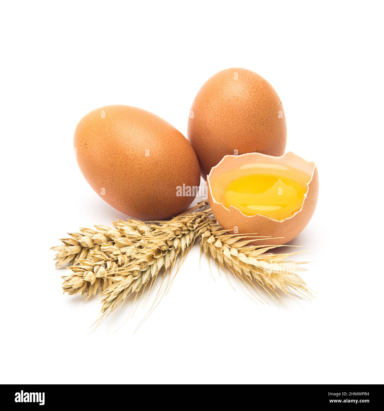 rosolare le uova di gallina con i cereali Foto Stock