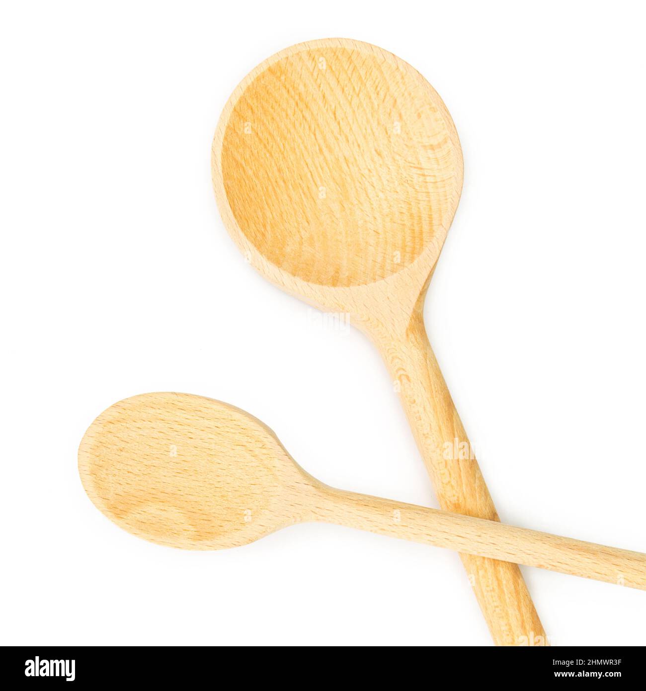 Cucchiai di legno per cucinare Foto Stock