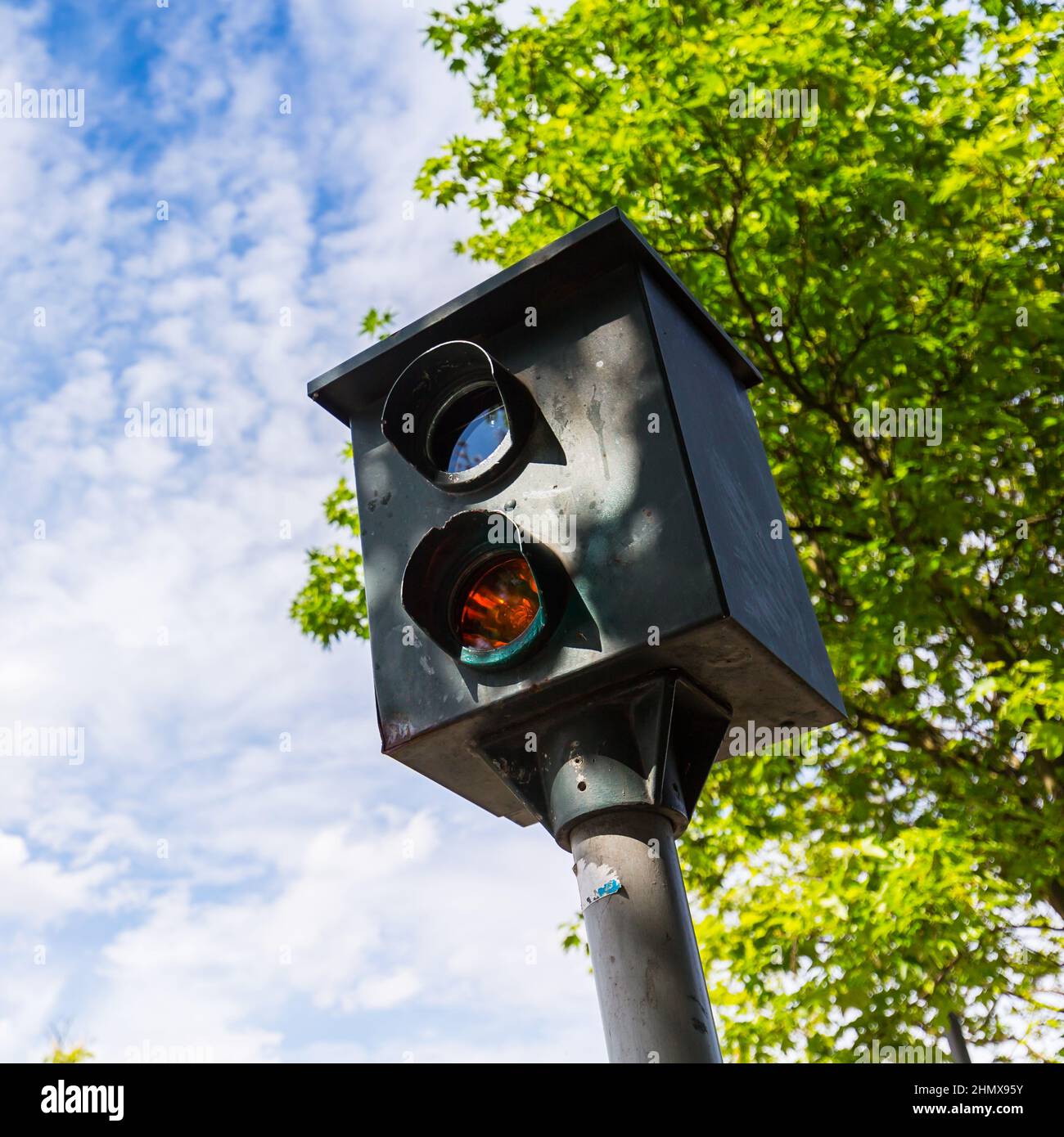 trappola di controllo del traffico Foto Stock