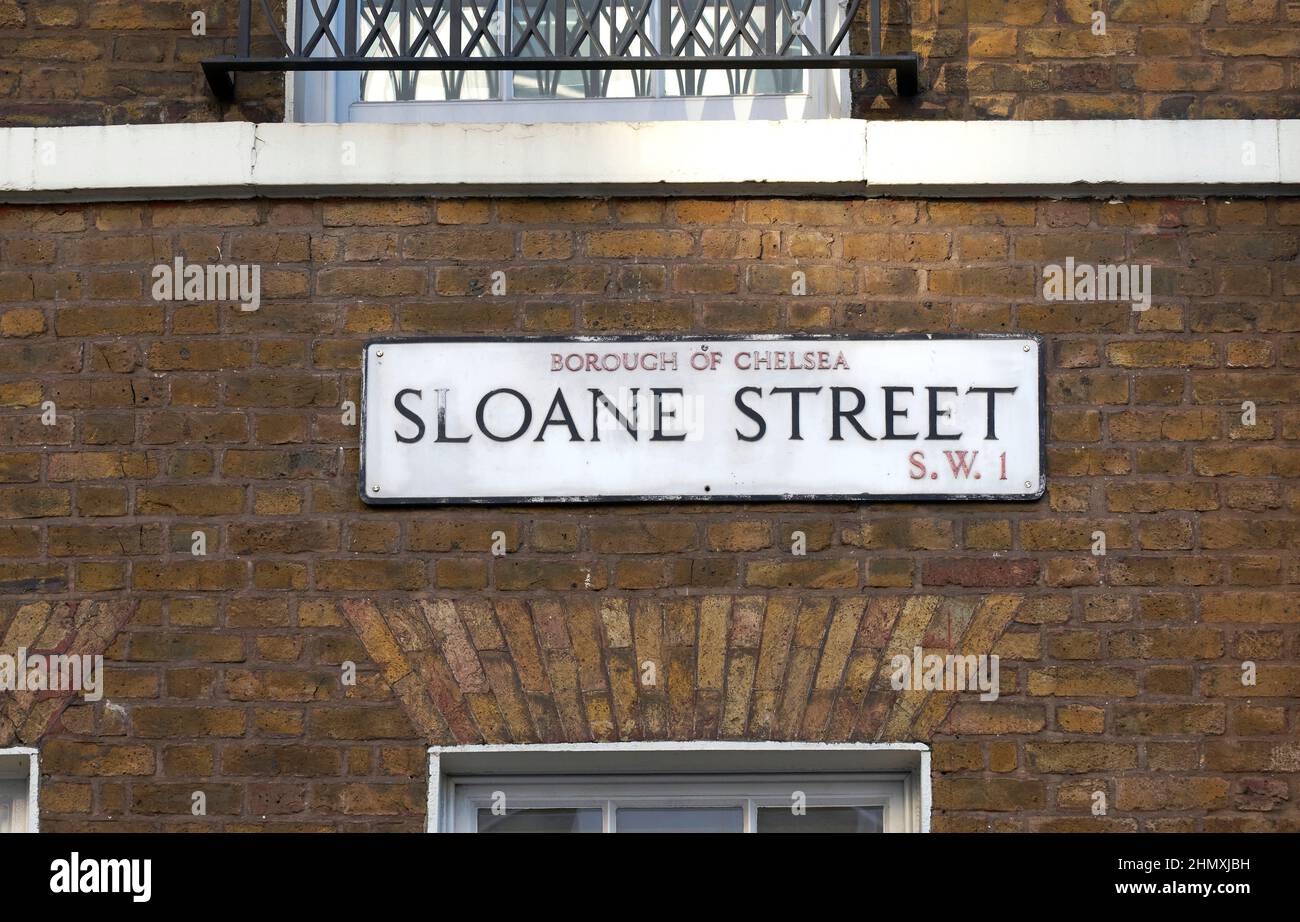 sloane square sloane street Foto Stock