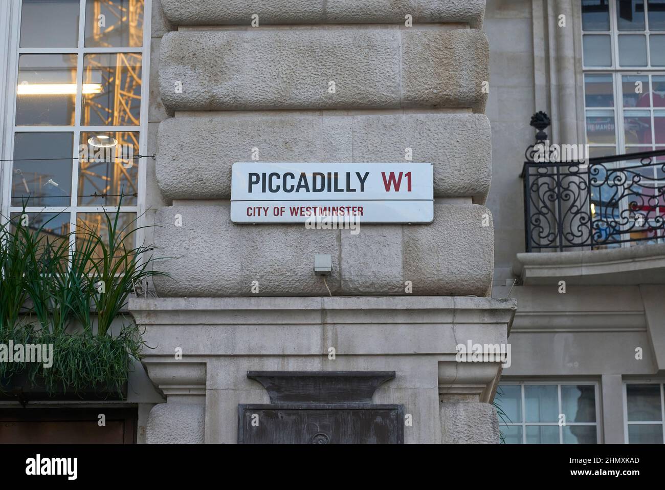 piccadilly Londra W1 Foto Stock
