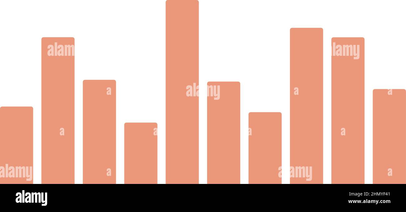 Grafico a barre Grafico statistica Infografico Business illustrazione Illustrazione Vettoriale