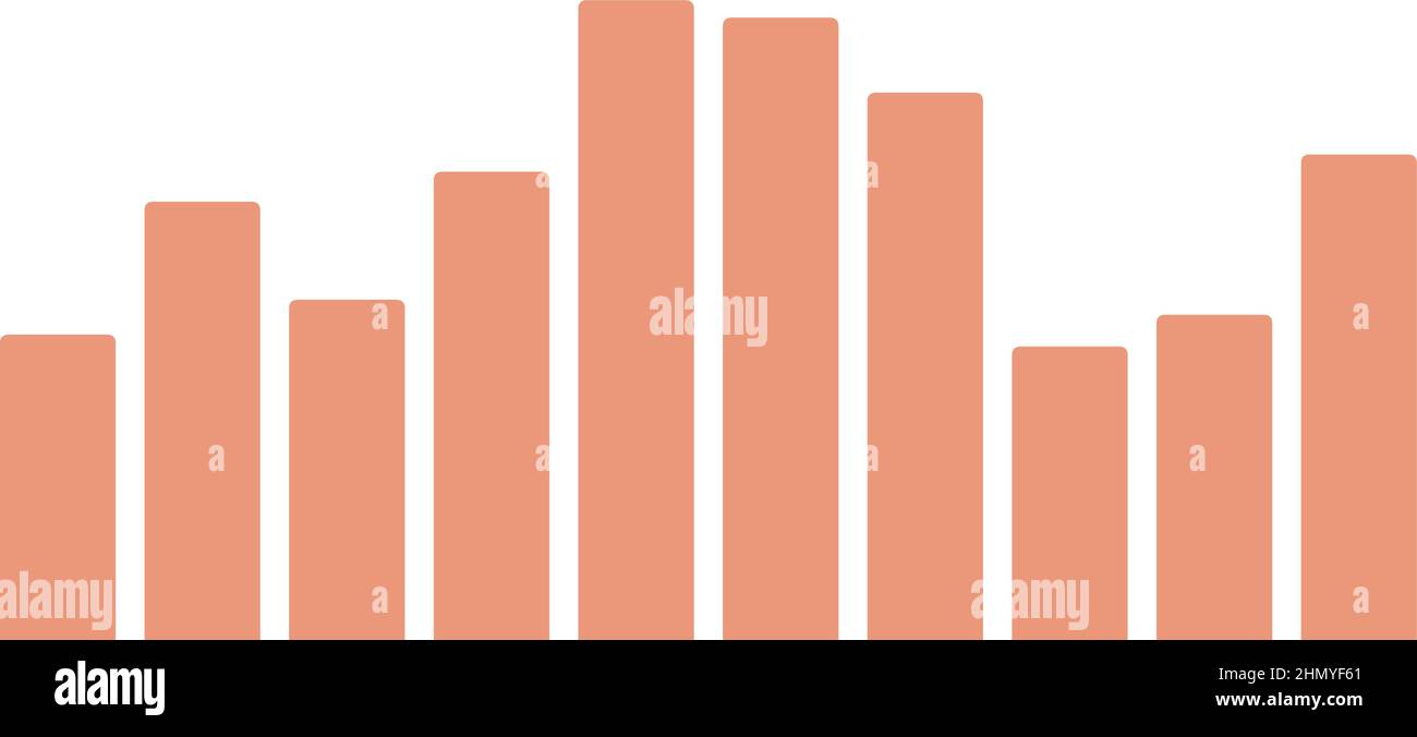 Grafico a barre Grafico statistica Infografico Business illustrazione Illustrazione Vettoriale