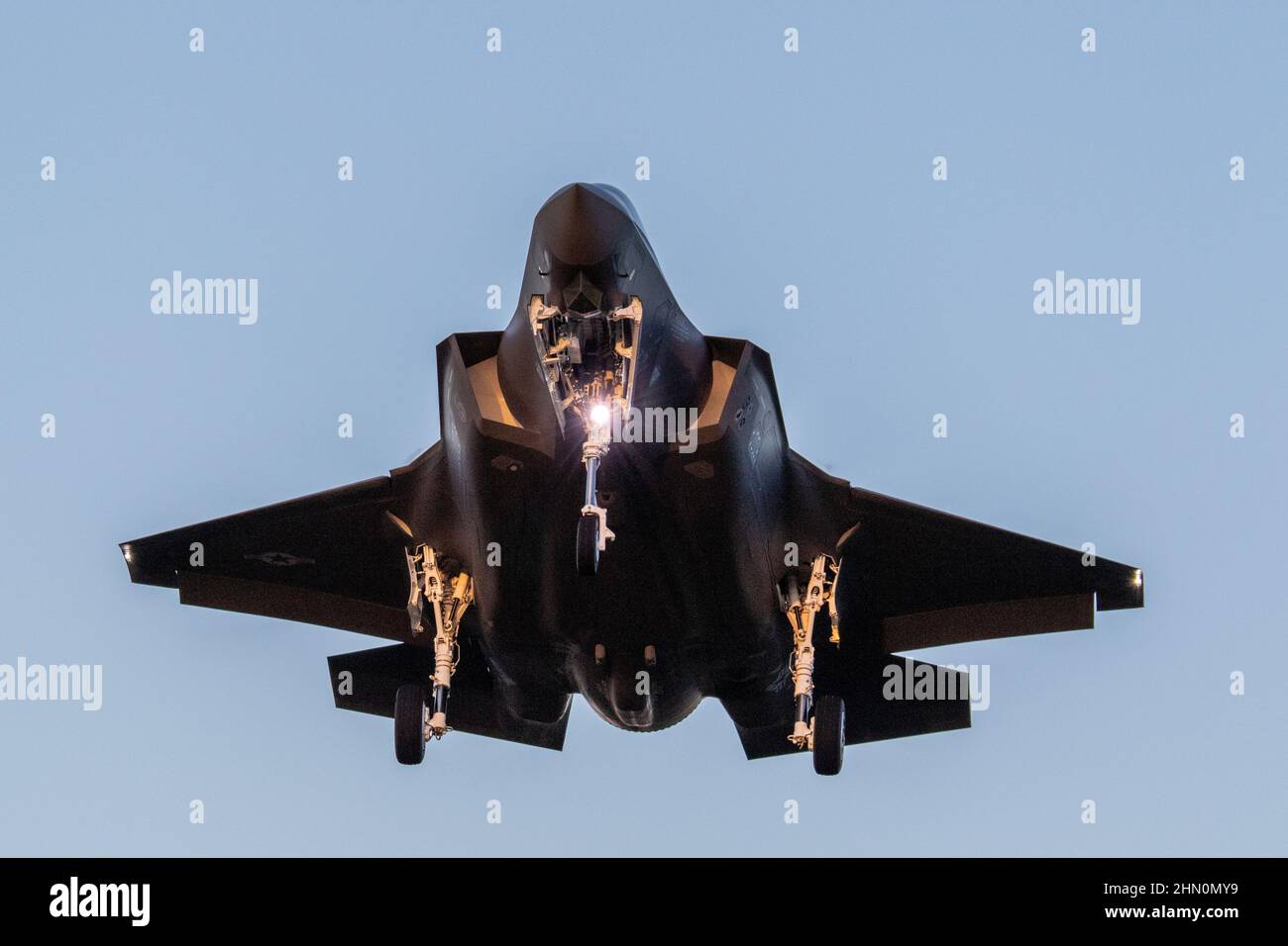 Lockheed Martin F-35A atterraggio di Lightning II Foto Stock