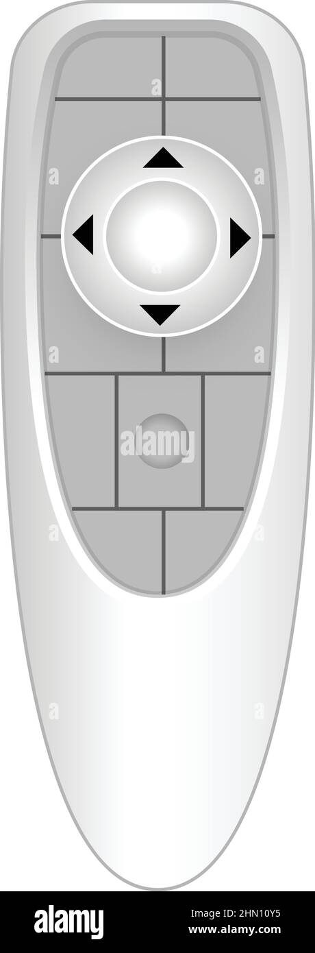 Icona del joystick del telecomando vettore cartoon. Controllo del gioco Illustrazione Vettoriale