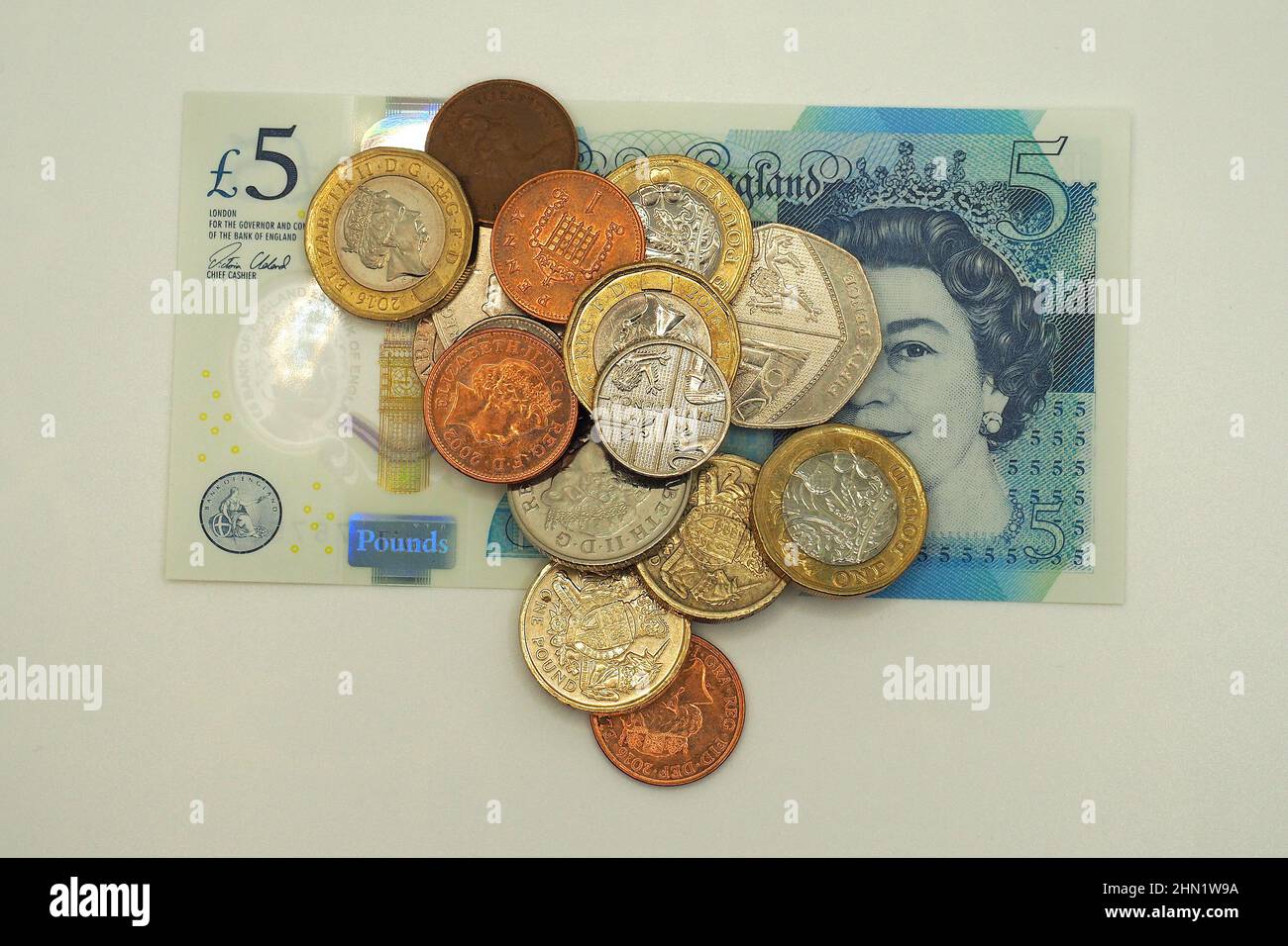 Sterlina inglese (GBP), Regno Unito, Inghilterra, Europa Foto Stock