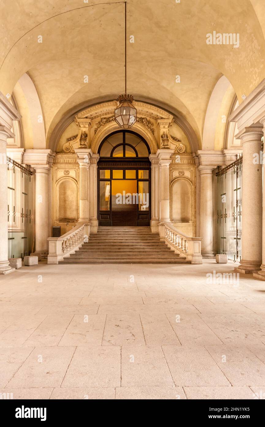 Vista sulla città di Torino in Italia Foto Stock