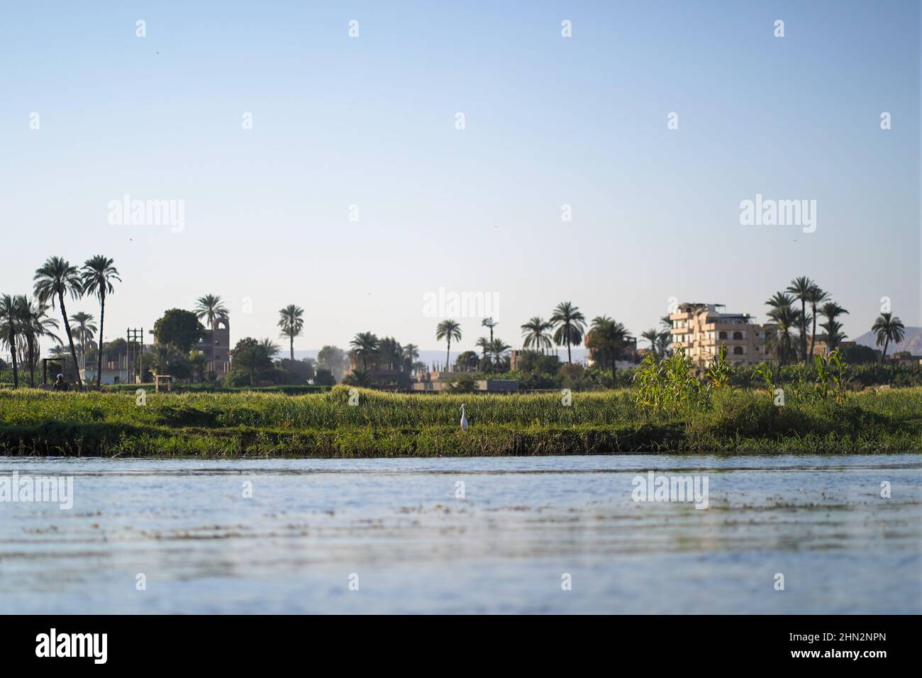 Crociera sul Nilo vicino a Luxor, Egitto Foto Stock