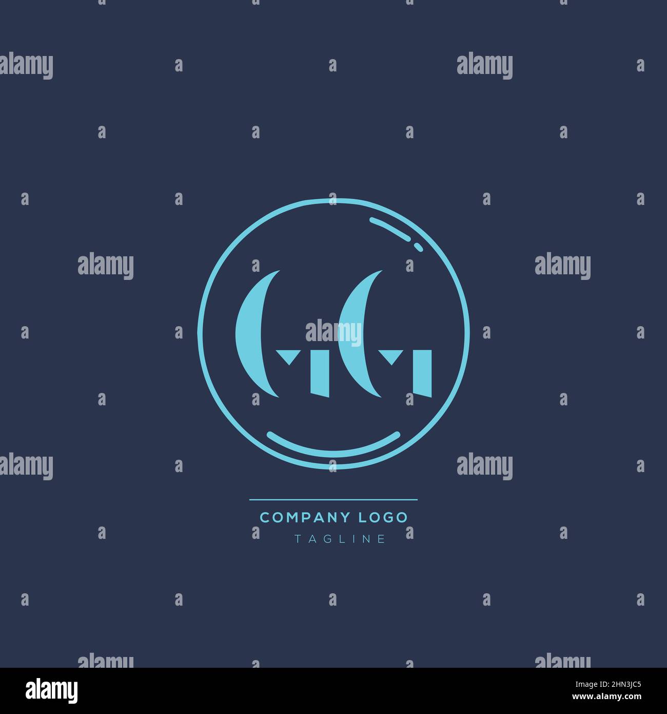 Luxury Modern GG Letter Business Logo Design Alphabet icona Vector Symbol. Modello creativo con logo GG a lettere minimal. Illustrazione Vettoriale
