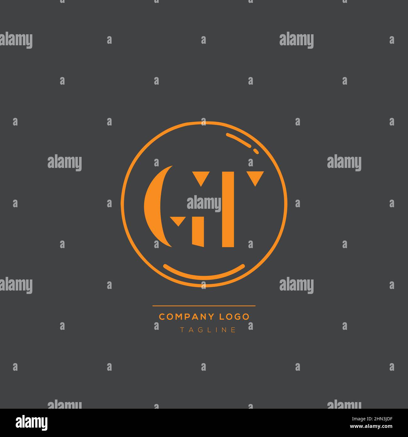 Luxury Modern GT Letter Business Logo Design Alphabet icona Vector Symbol. Modello Creative minimal Letter GT logo. Illustrazione Vettoriale