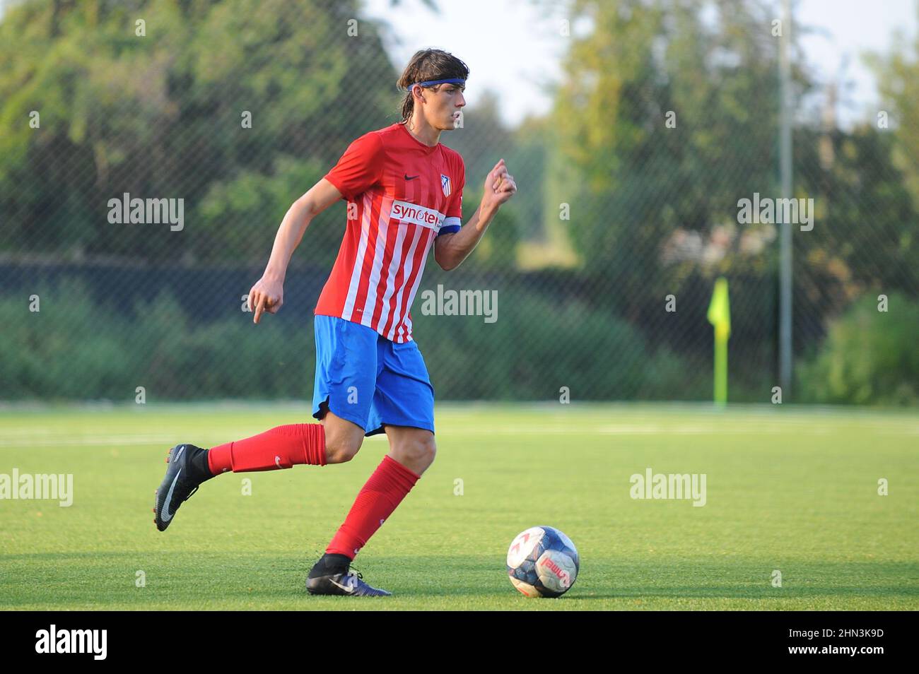 Radu Dragusin giocatore di Juventus Torino nel 2016 all'età di 14 anni Foto Stock