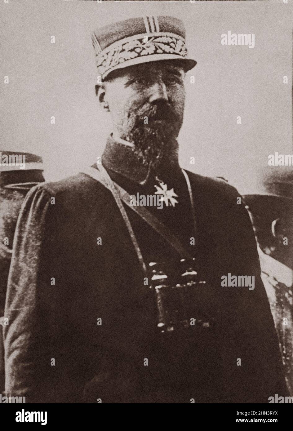 Generale Gouraud, il capo dell'esercito di sbarco nei Dardanelli. Henri Joseph Eugène Gouraud (Parigi, 1867 – Parigi, 1946) è stato un generale francese 1917 Foto Stock