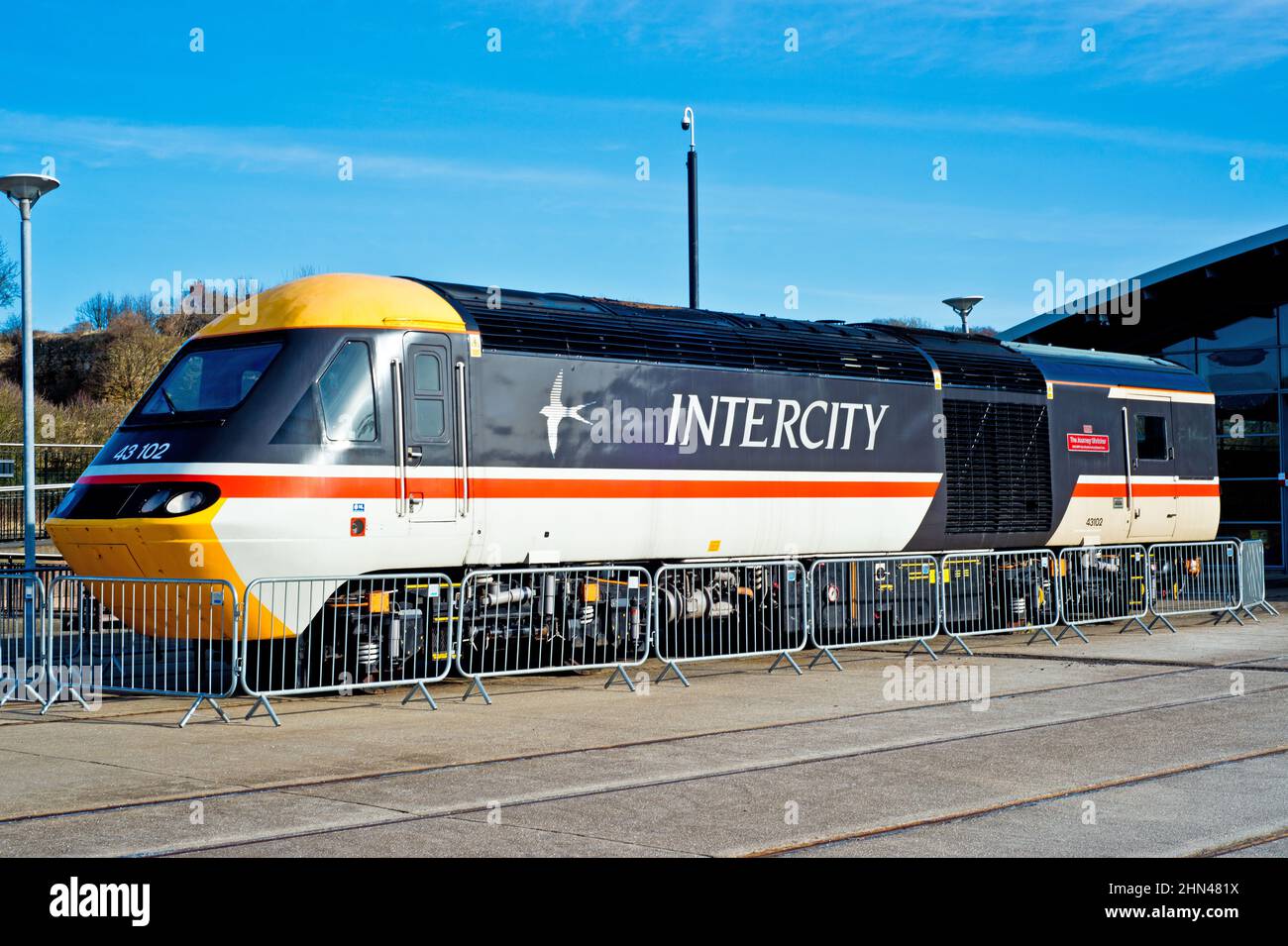 Inter City 125 unità al Locomotion Museum Shildon, County Durham, Inghilterra Foto Stock