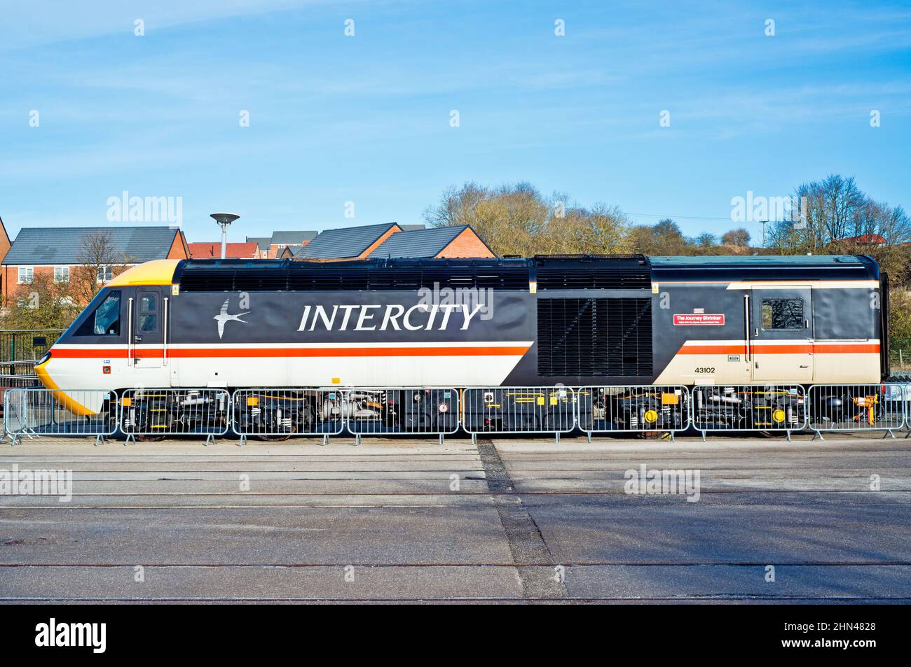 Inter City 125 unità al Locomotion Museum Shildon, County Durham, Inghilterra Foto Stock