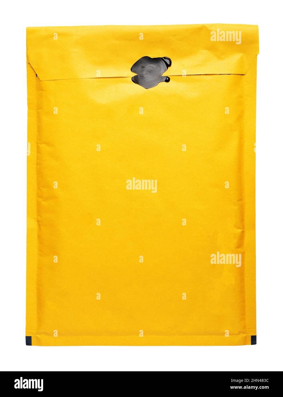 Busta spessa su sfondo bianco Foto Stock