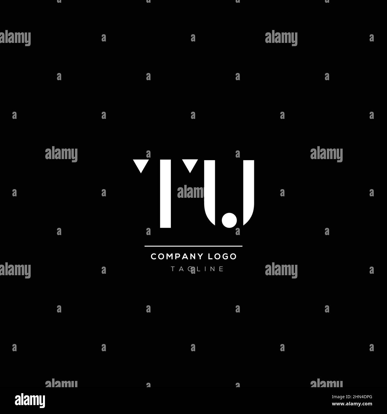 Luxury Modern tu Initial Letter Business Logo Design Alphabet icona Vector Symbol. Illustrazione Vettoriale