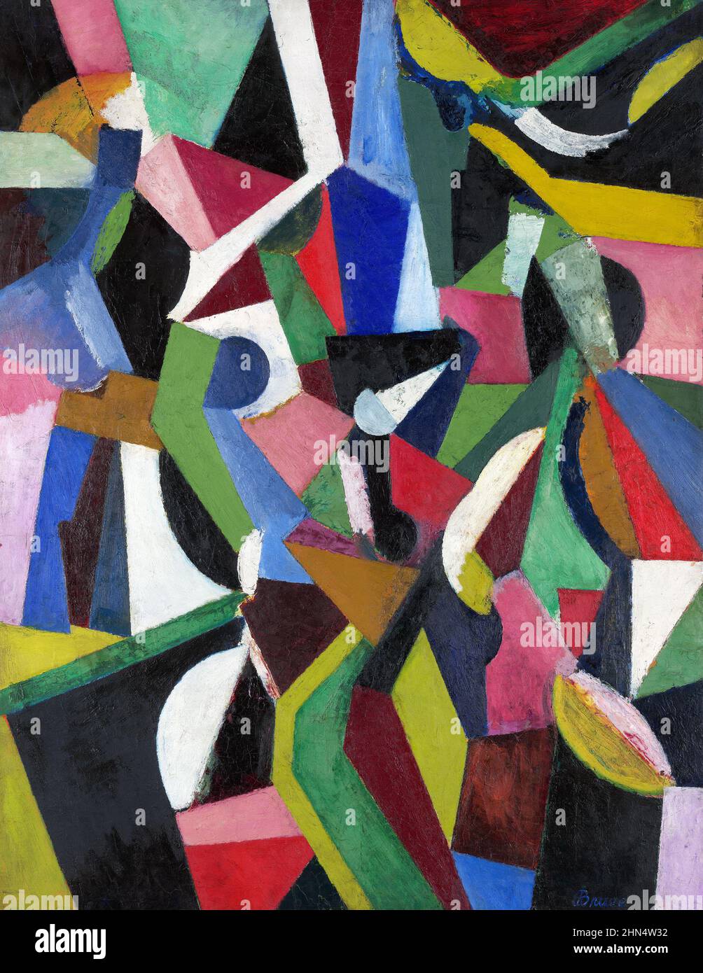 Patrick Henry Bruce. (Americano, 1881-1936). Composizione i (1916). Foto Stock