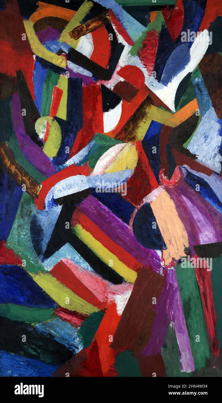 Patrick Henry Bruce. (Americano, 1881-1936). Composizione III (1916) Foto Stock