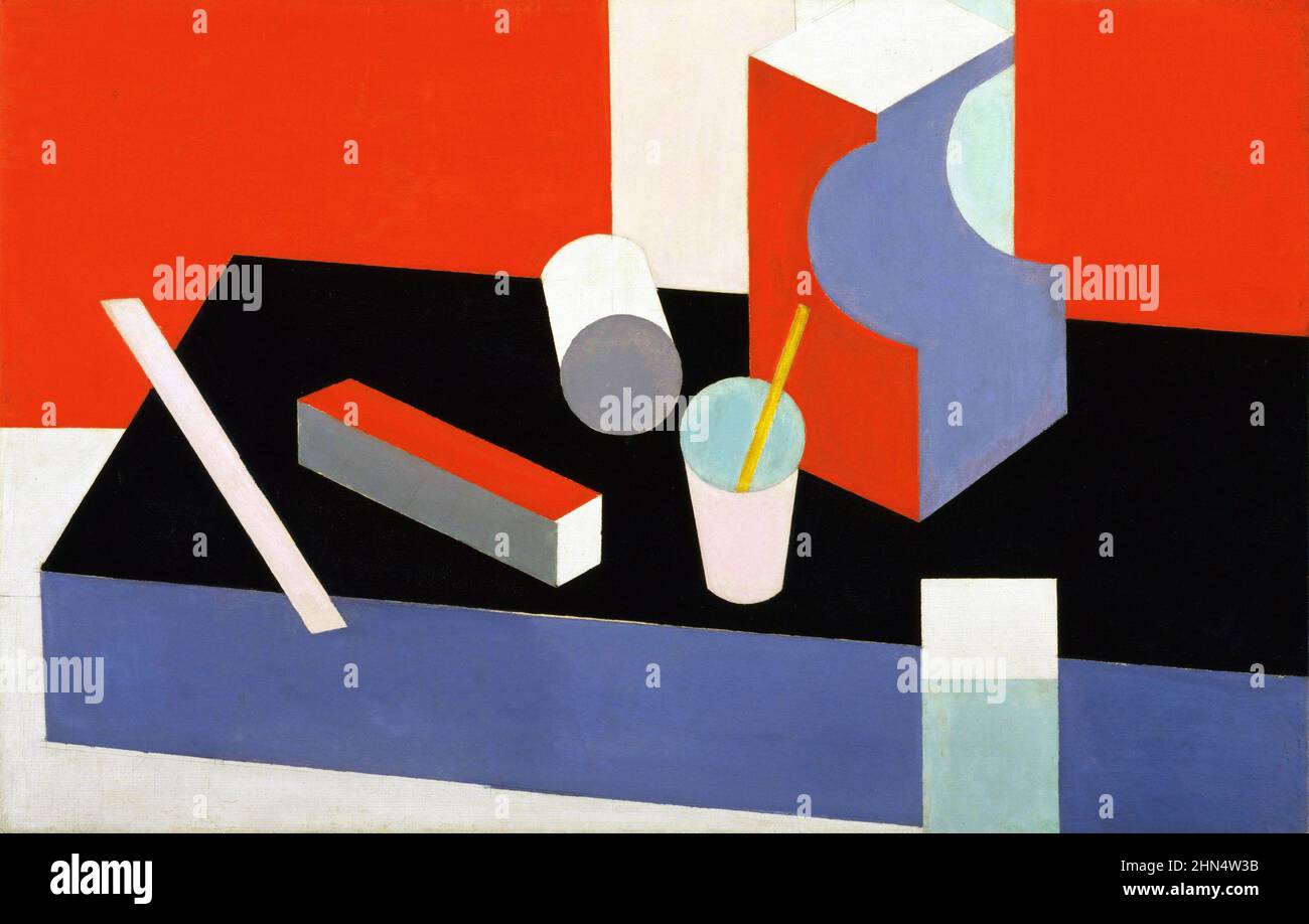 Patrick Henry Bruce. (Americano, 1881-1936). "Verniciatura". c. 1929-30. Olio su tela. Foto Stock
