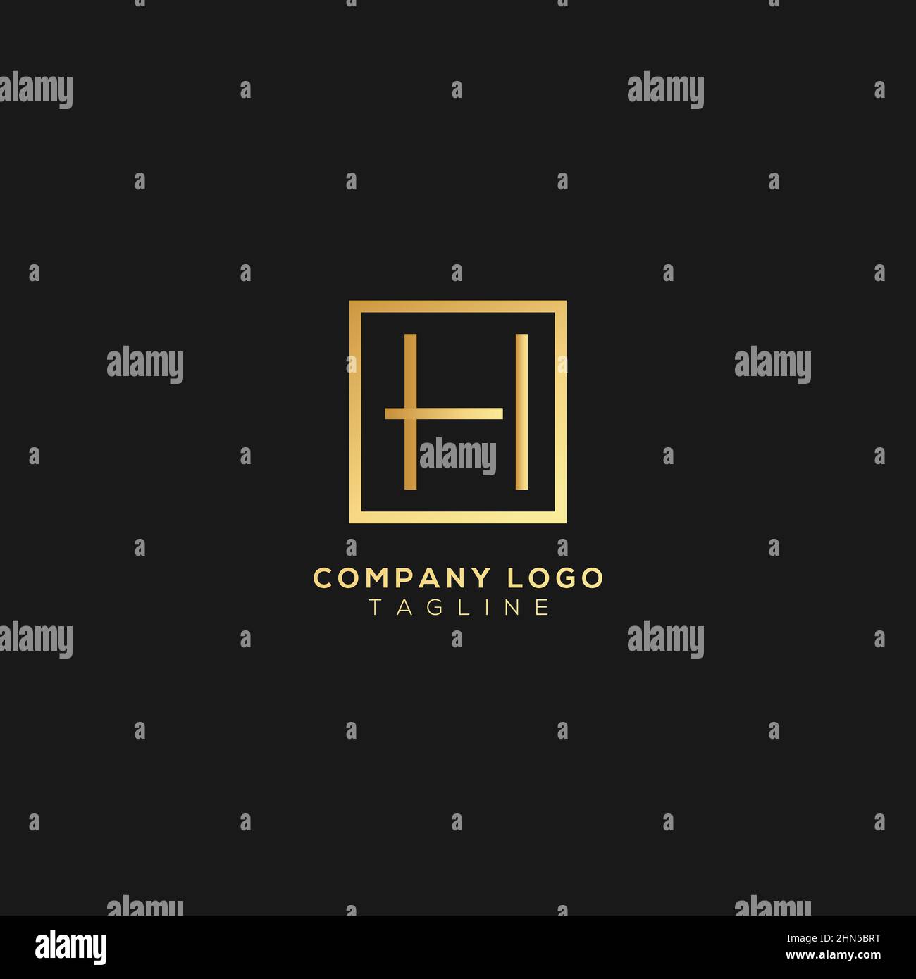 Astratto premium lineare lettera H logo icona design moderno stile minimalista illustrazione. Illustrazione Vettoriale