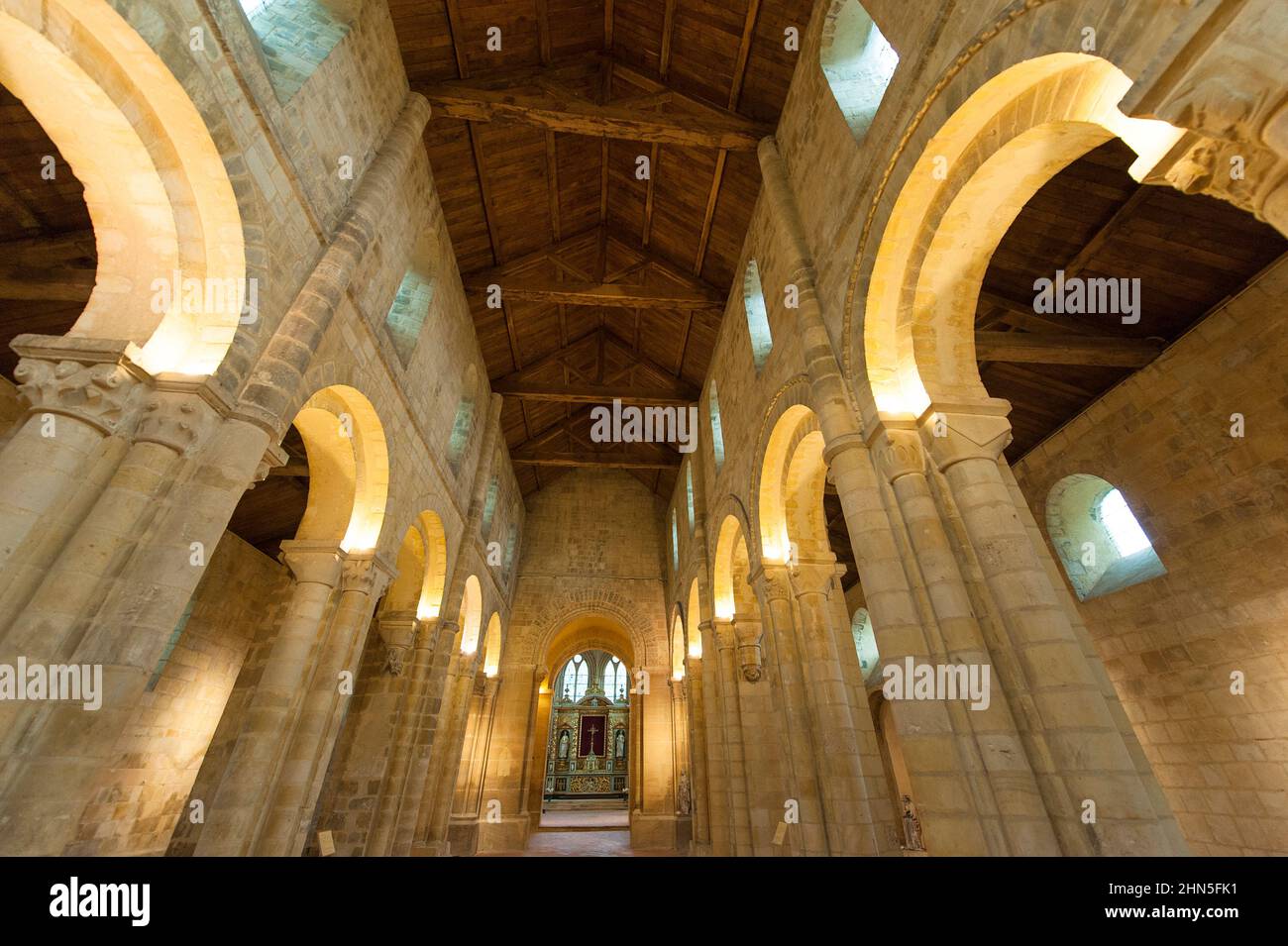 L'abbazia di Graville alla periferia di le Havre è un gioiello della strada turistica 'Route Historiique des Abbayes Normandes' Foto Stock