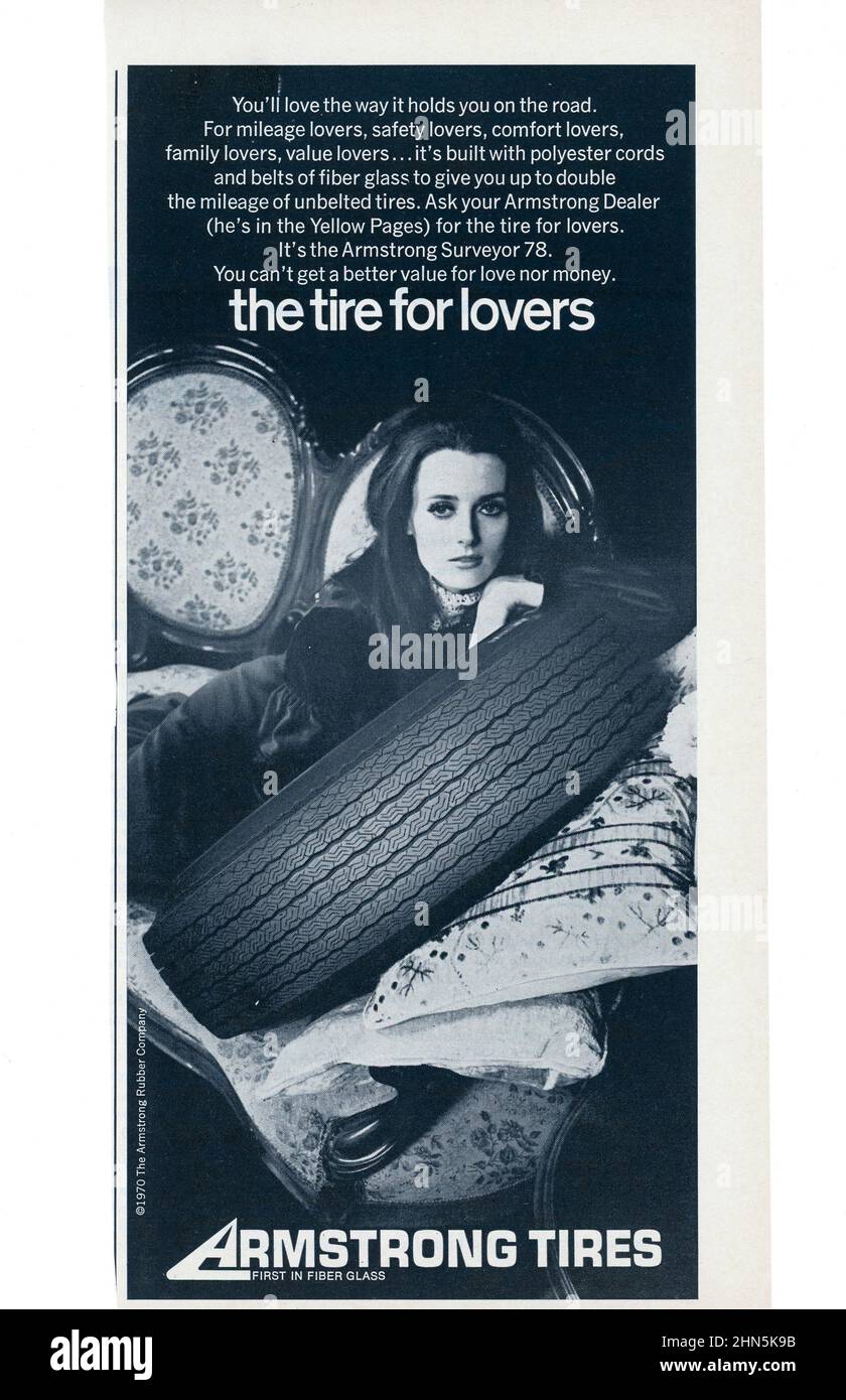 Vintage 29 Giugno 1970 pubblicizzato sulla rivista 'Sports Illustrated', USA Foto Stock