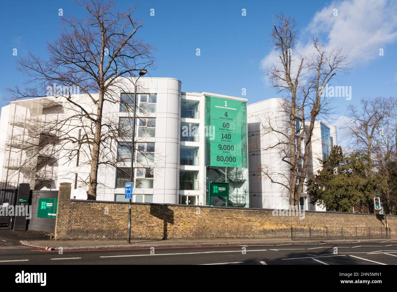 Lee House edificio del campus presso l'Università di Roehampton, Londra, Inghilterra, Regno Unito Foto Stock