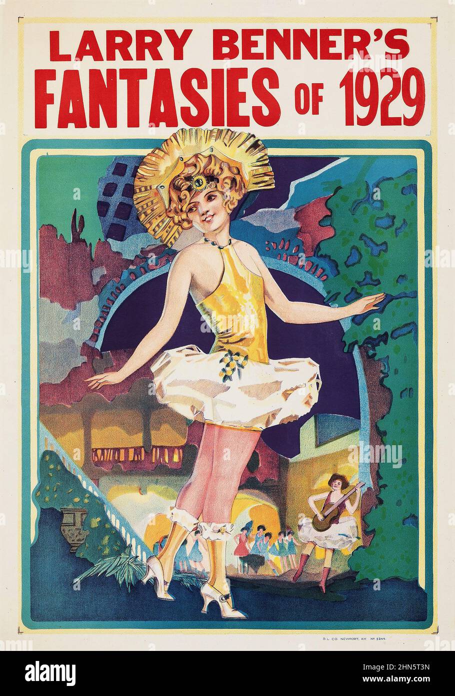 Larry Benner's Fantasies del 1929 (1929). Poster del teatro. Foto Stock
