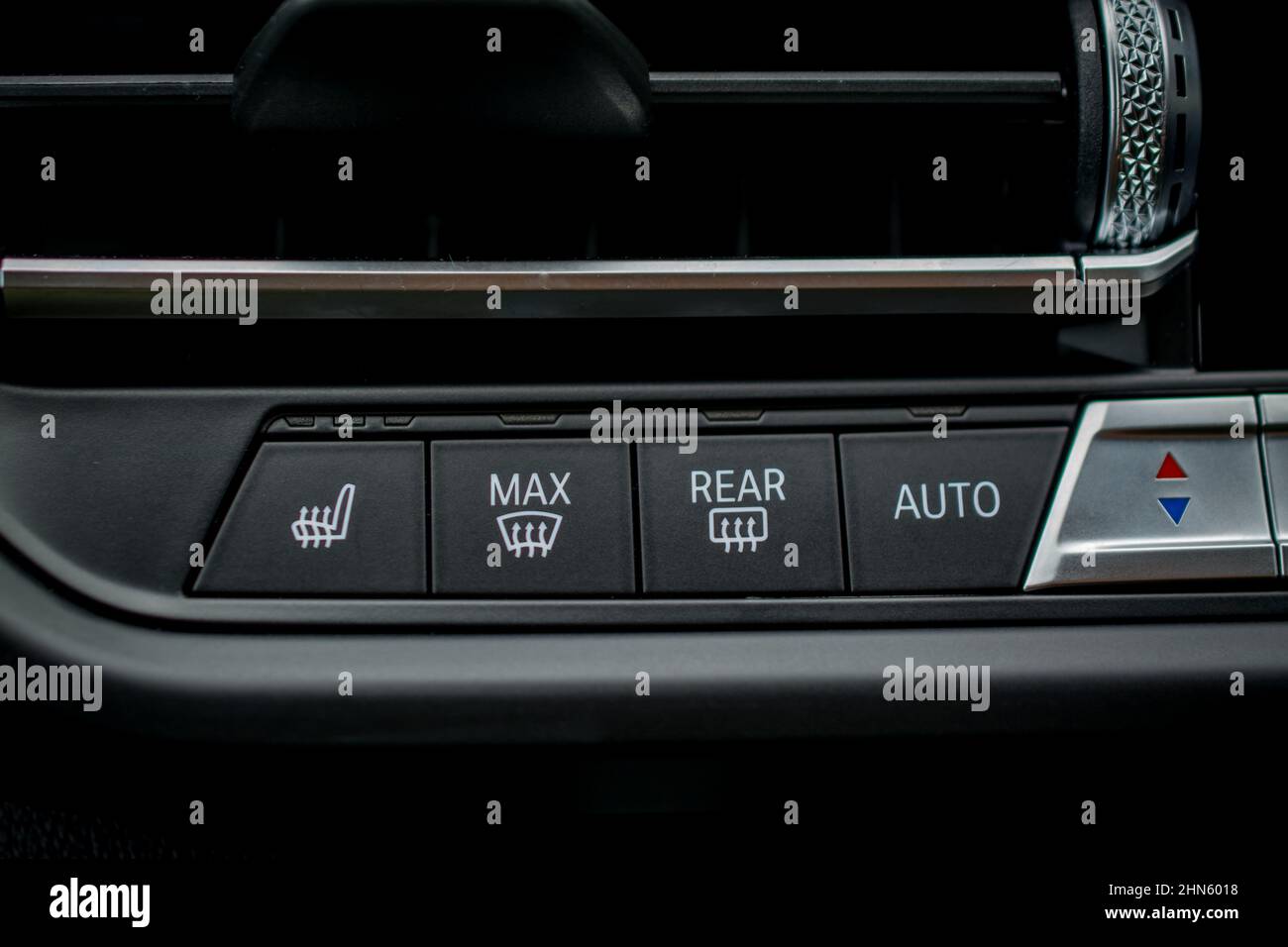dettagli parte di auto moderna Foto Stock