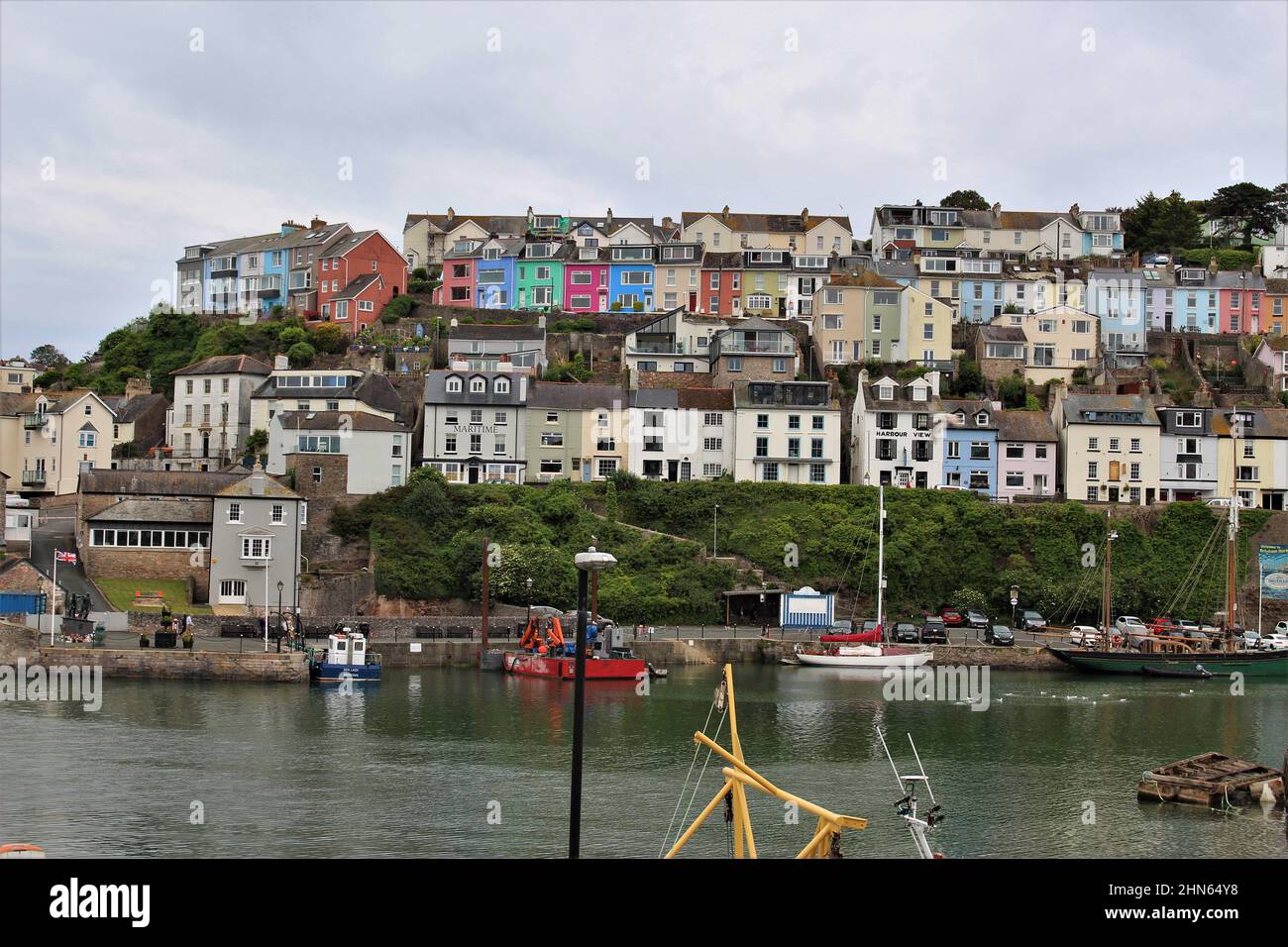 Brixham, la riviera inglese, a Devon, Inghilterra Foto Stock