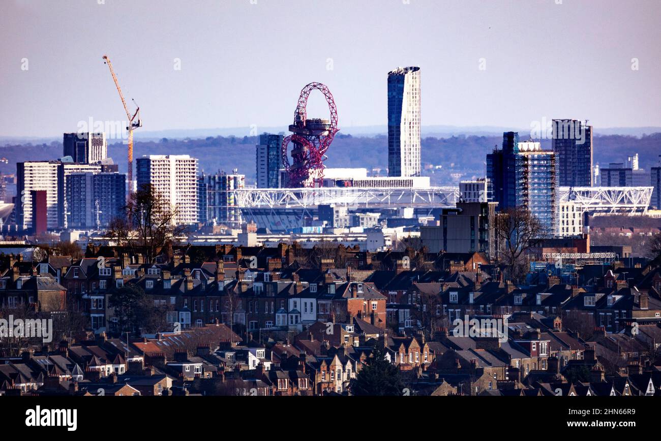 Prezzi della casa Londra Foto di Gavin Rodgers/ Pixel8000 Foto Stock
