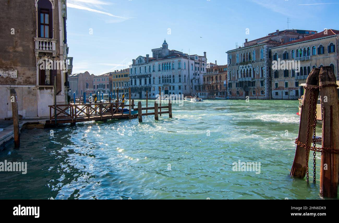 Venezia nel quartiere Dorsoduro e San Marco Foto Stock