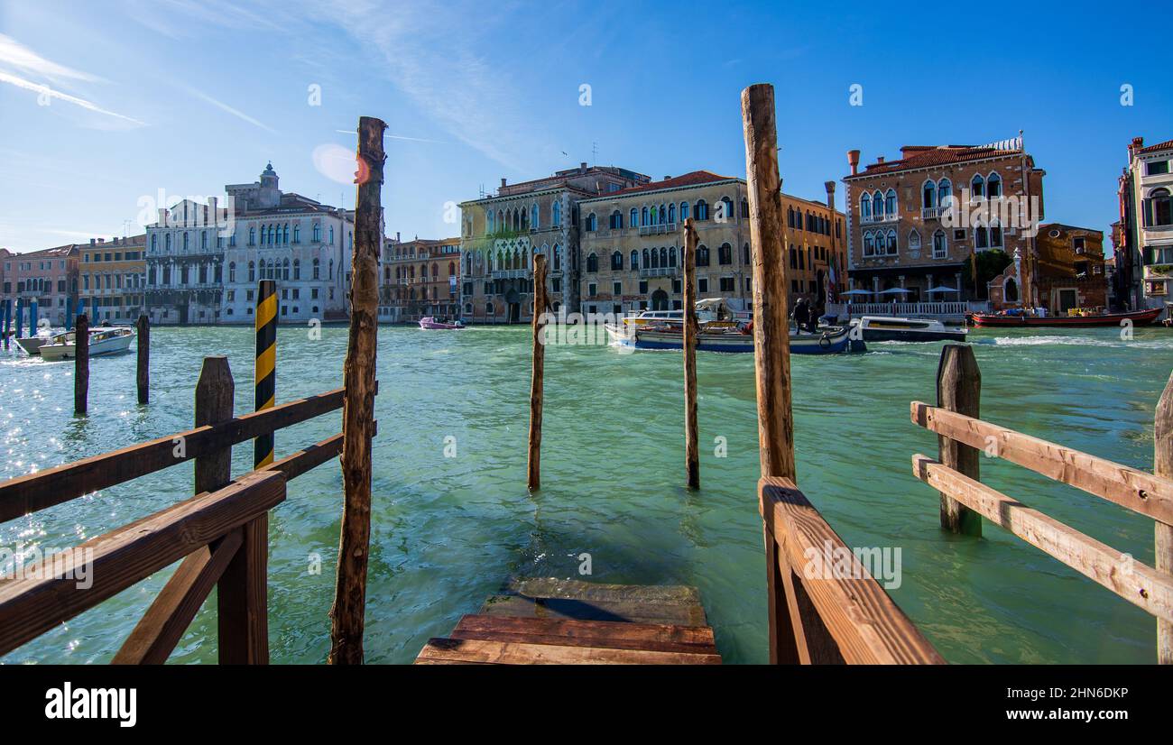 Venezia nel quartiere Dorsoduro e San Marco Foto Stock