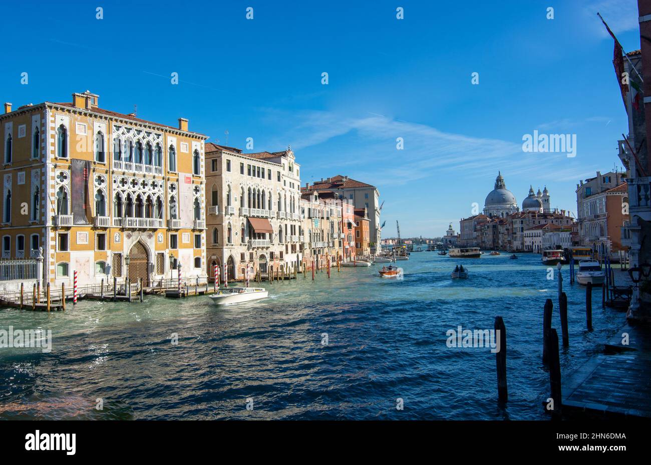 Venezia nel quartiere Dorsoduro e San Marco Foto Stock