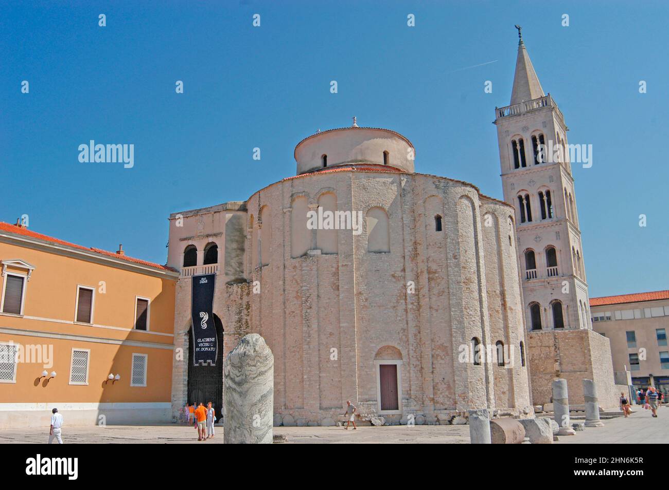 Chiesa di San Donato a Zara, sulla costa dalmata della Croazia Foto Stock