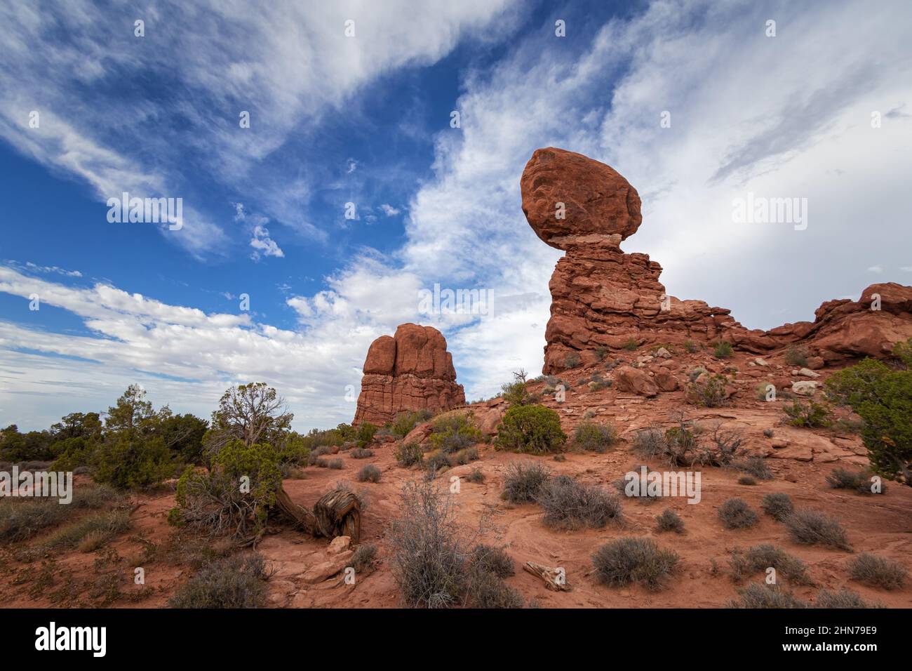 Parco Nazionale di Arches, Moab, Utah Foto Stock